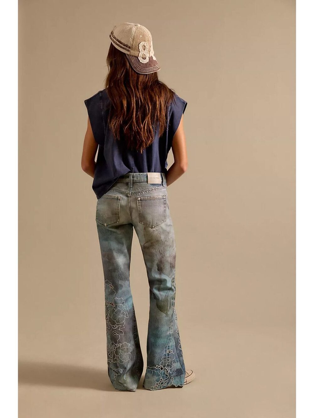 NEW WITH TAGS Free People West Coast Illusions & Cutwork Jeans – Size 25 - Picture 2 of 10